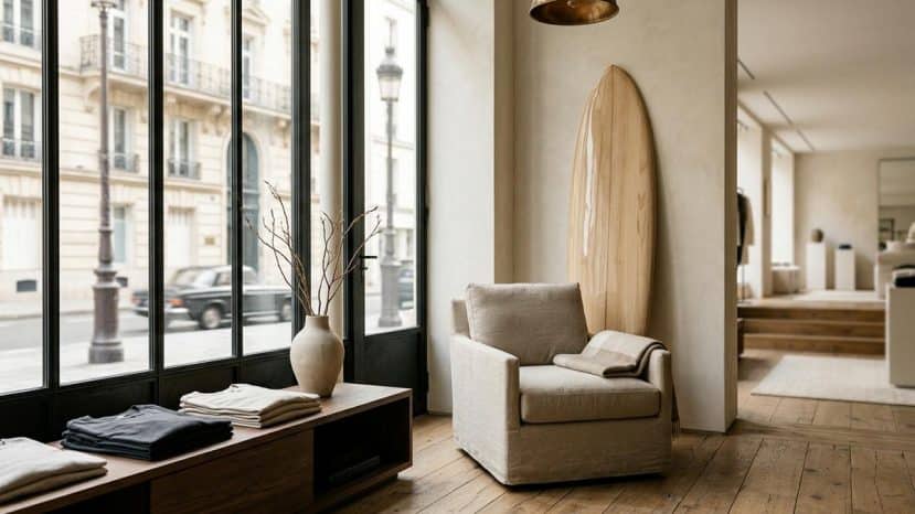 ParisSelectBook - James Perse pose son premier flagship parisien à deux pas de l'avenue Montaigne, sur 650 m² et trois niveaux