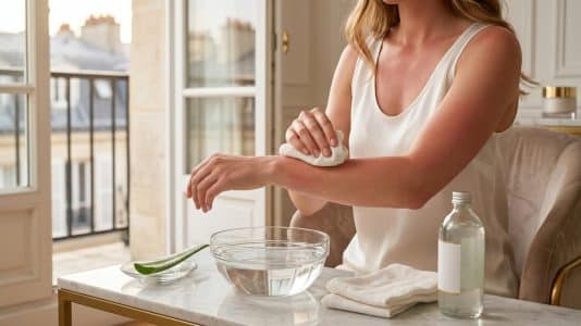 ParisSelectBook - Coup de soleil qui brûle et tiraille, ce premier geste tout simple apaise la peau en quelques minutes