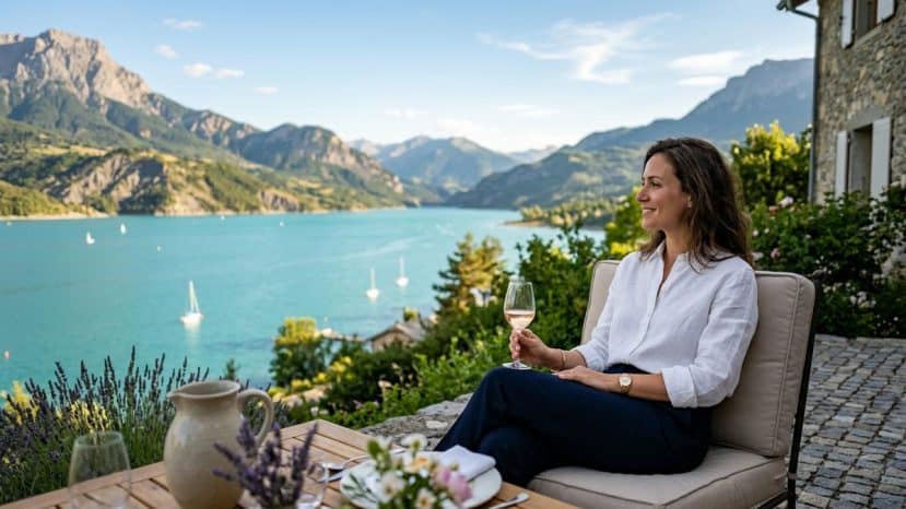ParisSelectBook - Surnommée la Nice des Alpes, cette ville des Hautes-Alpes reste préservée du tourisme de masse malgré son lac turquoise