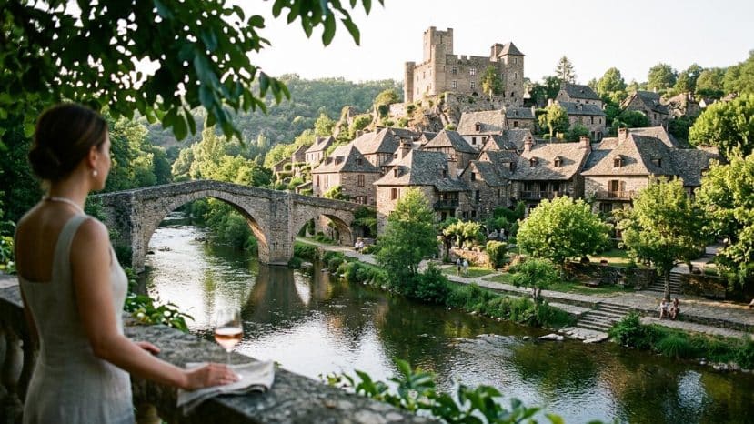 ParisSelectBook - Belcastel, ce village médiéval d'Aveyron classé parmi les Plus Beaux de France où l'on échappe à la canicule