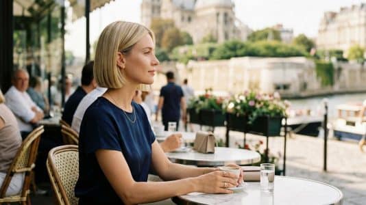 ParisSelectBook - Ils l'appellent le scandi bob et cette coupe de cheveux minimaliste s'impose partout cet été sur Hailey Bieber et Léa Seydoux