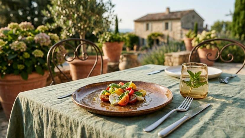 ParisSelectBook - À 20% chez Maisons du Monde, ces assiettes en grès brun remplacent la vaisselle blanche sur toutes les tables cet été