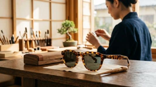 Alo signe ses premières lunettes de soleil, façonnées à la main au Japon