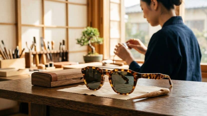 Alo launches its first sunglasses collection, handcrafted in Japan