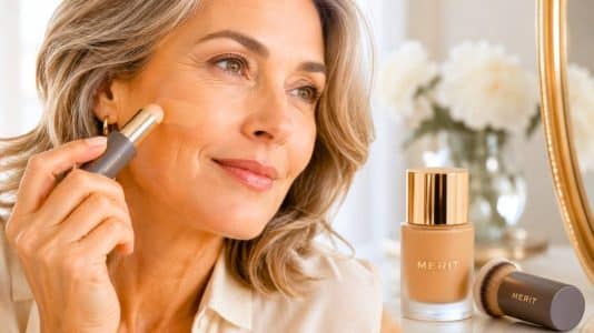 « Effet seconde peau » : ce fond de teint Merit se vend toutes les 10 secondes et sublime les peaux après 50 ans