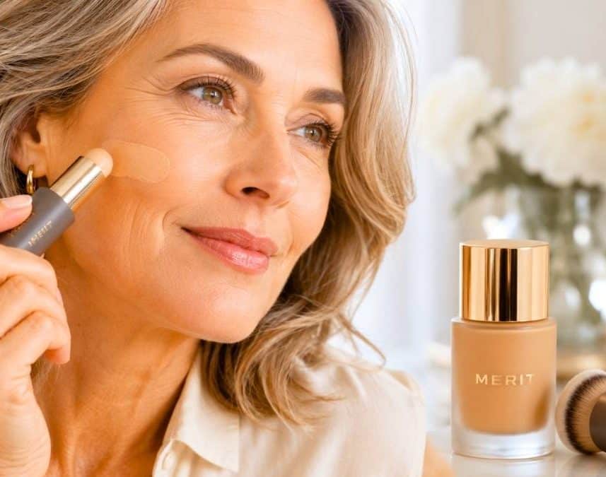 « Effet seconde peau » : ce fond de teint Merit se vend toutes les 10 secondes et sublime les peaux après 50 ans