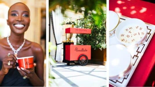 Pomellato s'invite au Peninsula Paris avec des glaces Nudo signées Anne Coruble jusqu'au 31 août