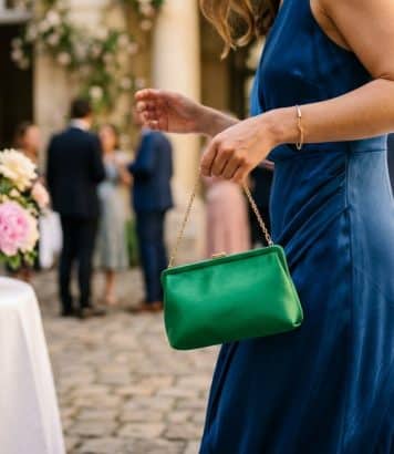 This €60 satin mini bag from Mango's Capsule collection is a wedding guest outfit game-changer