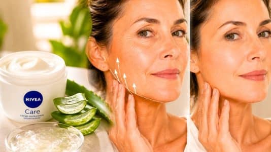 Ce duo crème Nivea et aloe vera lisse l'ovale du visage sans piqûres