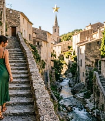 Cette ville provençale coupée par un torrent cache une étoile dorée et 262 marches