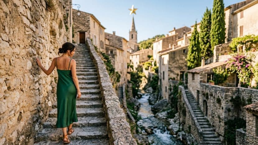 This Provençal village split by a mountain torrent hides a golden star and 262 steps