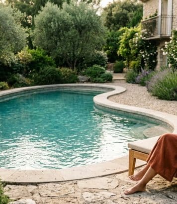 La piscine haricot des années 80 détrône le rectangle dans nos jardins en 2026