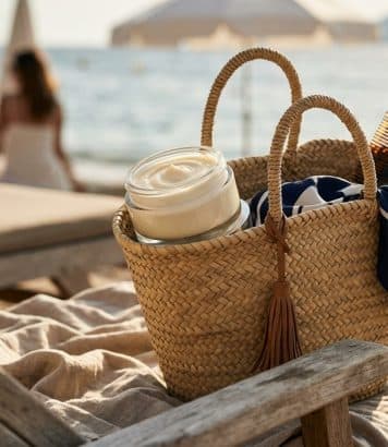 Ce masque glissé dans le panier de plage sauve les cheveux tout l'été