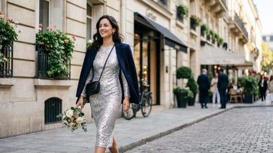 Alexandra Saint Mleux is bringing the sequin dress back beyond the party season
