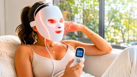 I tested the Shark CryoGlow LED mask for a month: my skin has never looked this clear