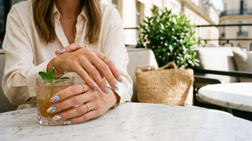 Hailey Bieber is sending Instagram into a frenzy with the Pucci manicure, summer's biggest nail trend