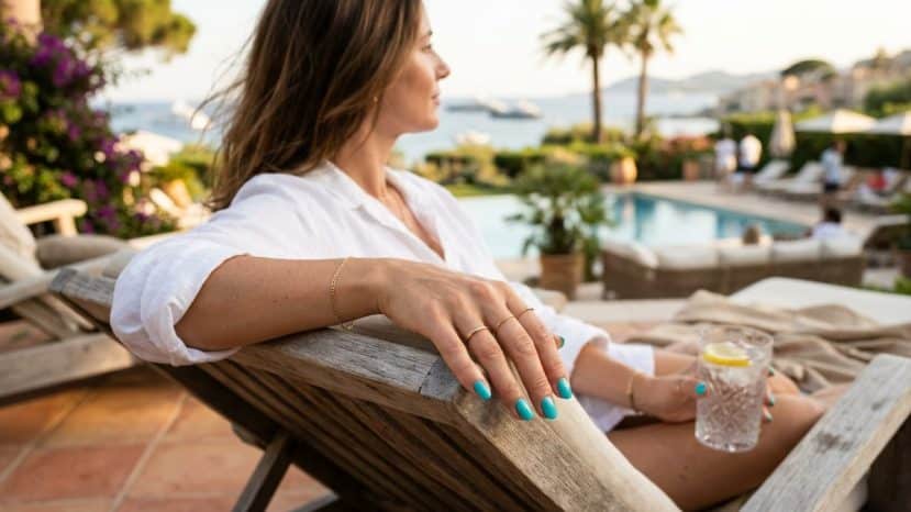 Ce vernis à ongles turquoise des années 2000 fait son grand retour cet été