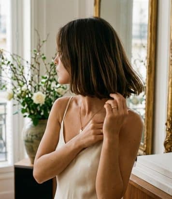 The slip bob, the shoulder-length bob that embodies 90s minimalism