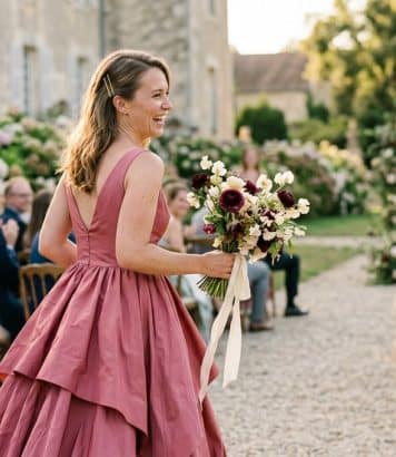 Elles disent oui à la robe de mariée colorée : le détail qui change tout