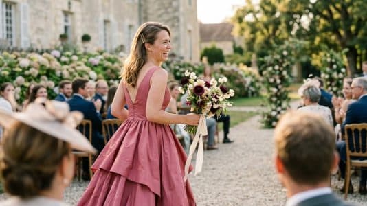 Saying yes to the coloured wedding dress: the detail that changes everything