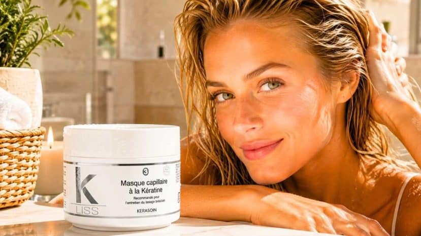 This €17.90 keratin hair mask extends the life of your Brazilian blowout