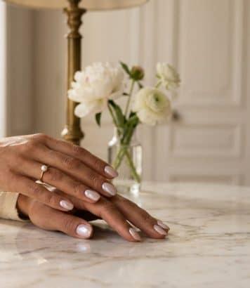 This fairy manicure with pearlescent shimmer is dethroning Hailey Bieber's glazed nails