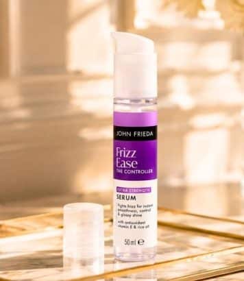 This hair serum coats every strand and blocks the humidity that makes lengths puff up