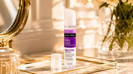 This hair serum coats every strand and blocks the humidity that makes lengths puff up