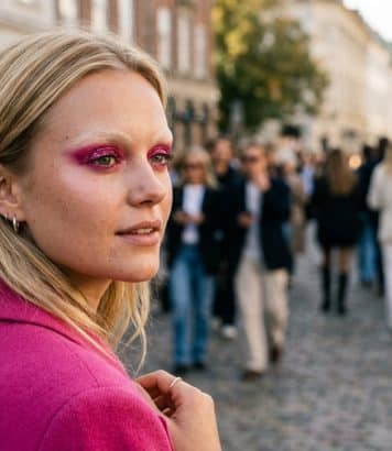 Fuchsia, paillettes et sourcils décolorés, la Fashion Week signe le style Scandi 2026