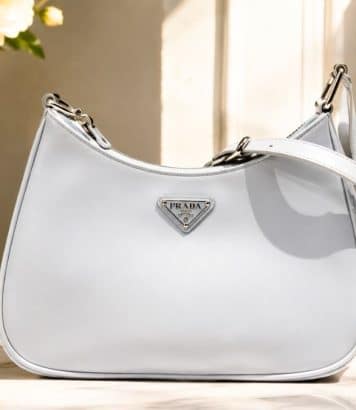 Le sac Prada culte de Carolyn Bessette-Kennedy réédité affole les tapis rouges