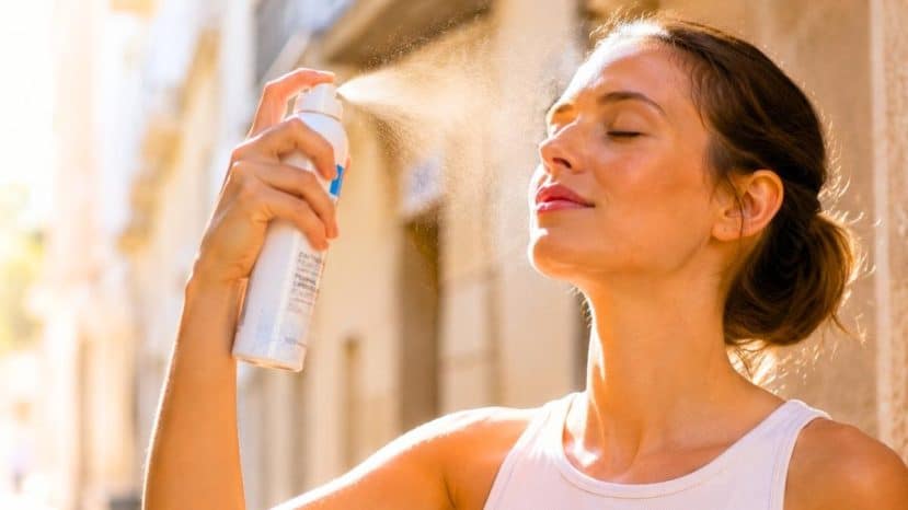 Une dermatologue alerte sur le brumisateur d'eau thermale en pleine canicule