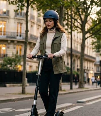 Casque et gilet obligatoires en trottinette électrique à Paris, jusqu'à 135€ d'amende