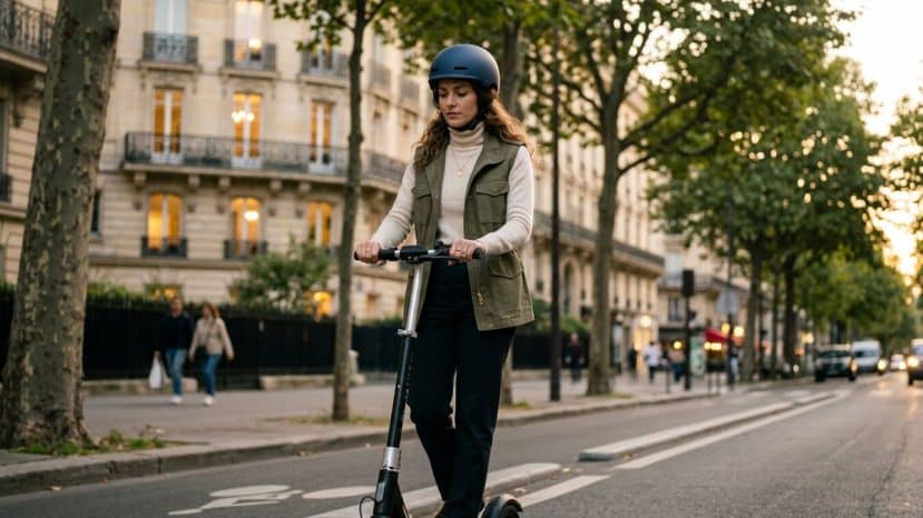 Helmet and hi-vis vest now mandatory on electric scooters in Paris, with fines up to €135