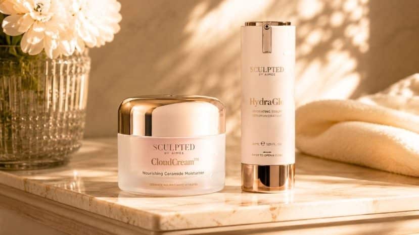 This €54 skincare duo from Sculpted By Aimee rescues sun-parched skin after summer