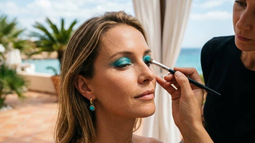 « Ce bleu piscine est canon » : le tuto d'un maquilleur pour l'adopter cet été