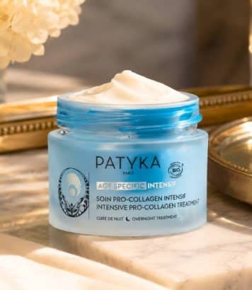 Ce soin de nuit Patyka promet 25% de collagène en plus en quatre nuits