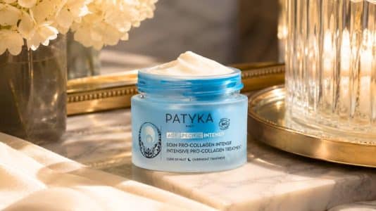 Ce soin de nuit Patyka promet 25% de collagène en plus en quatre nuits
