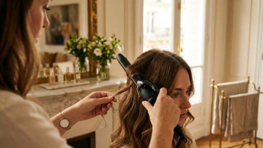 Le geste d'un coiffeur des stars pour un effet wavy sans abîmer les cheveux