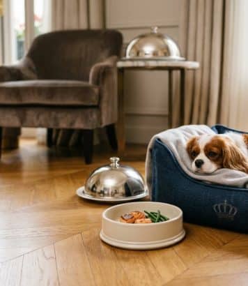 Ces hôtels de luxe français chouchoutent les chiens avec menus gastro et paniers siglés