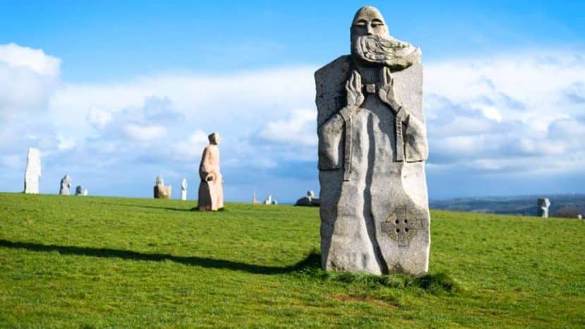 In Brittany, this hilltop of 200 granite giants watches over the Côtes-d'Armor