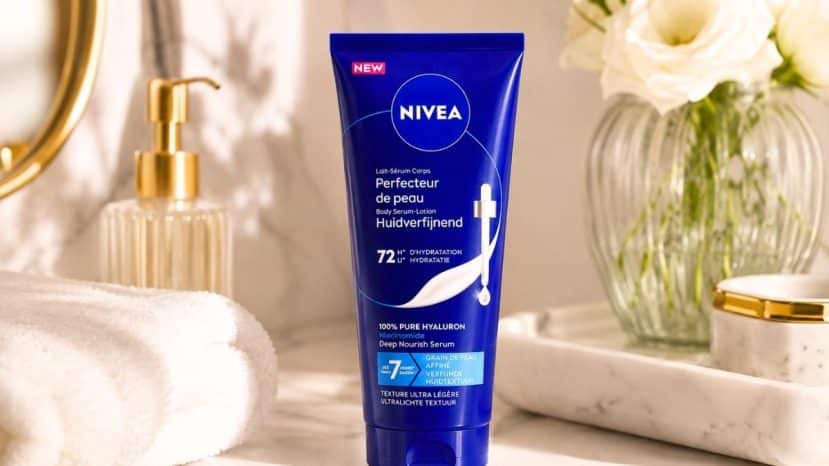 Nivea dethrones its blue tin with a body serum-lotion that smooths skin in 7 days