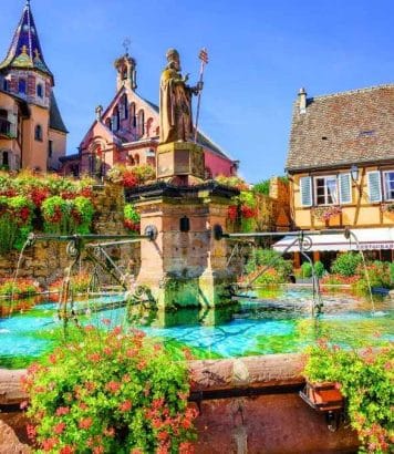 Haut-Rhin is home to 4 of the most beautiful villages in France, and one looks straight out of Disneyland