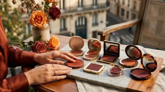 10 blushs terracotta et grenat pour un effet peau mordue par le soleil sans UV