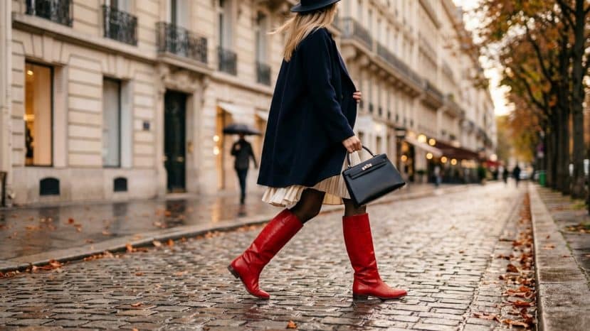 Les bottes rouges chères à Diana reviennent en force pour l'automne 2026