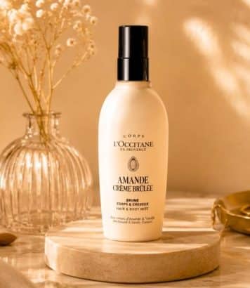 La brume Amande Crème Brûlée de L'Occitane à 39€ affole déjà les fans