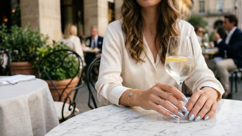 Acqua glazed nails: the luminous nail trend dethroning coconut nails this late summer