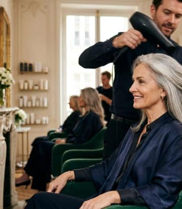 Les coiffeurs sont formels : ce brossage change tout sur les cheveux gris
