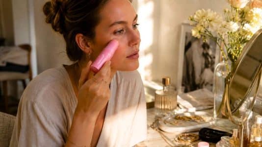 This €19 Medicube anti-ageing stick smooths fine lines and makeup in one quick touch-up