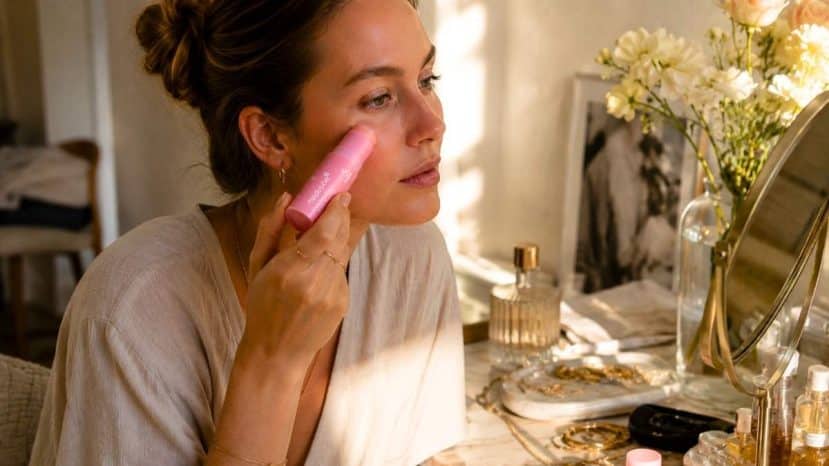 This €19 Medicube anti-ageing stick smooths fine lines and makeup in one quick touch-up