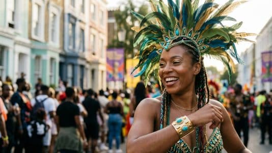 À 2h de Paris, ce quartier de Londres accueille le plus grand carnaval d'Europe